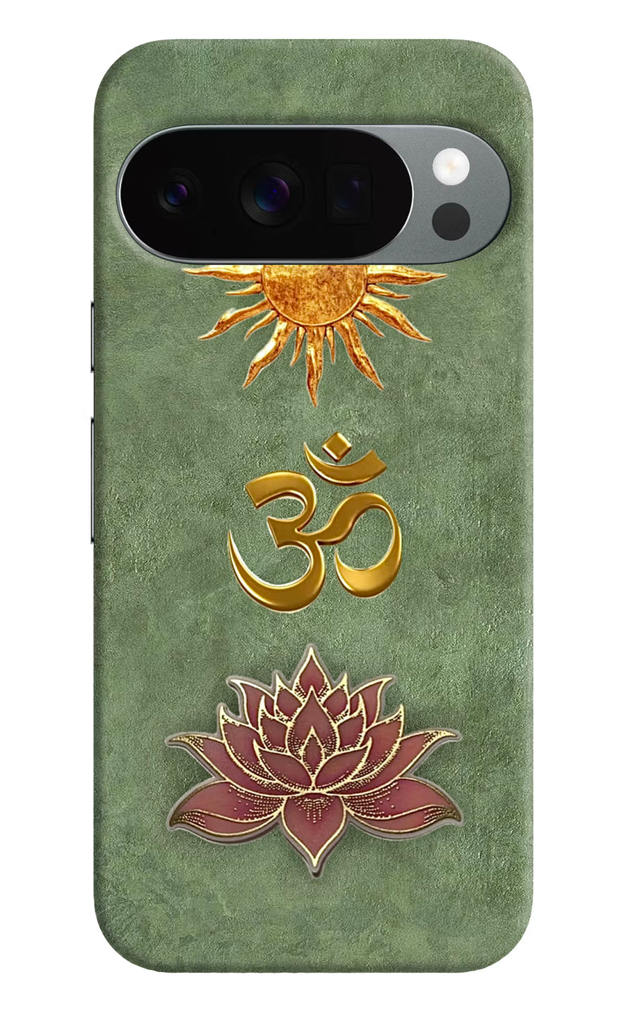 Om & Lotus Google Pixel 10 Pro Back Cover, Hard case