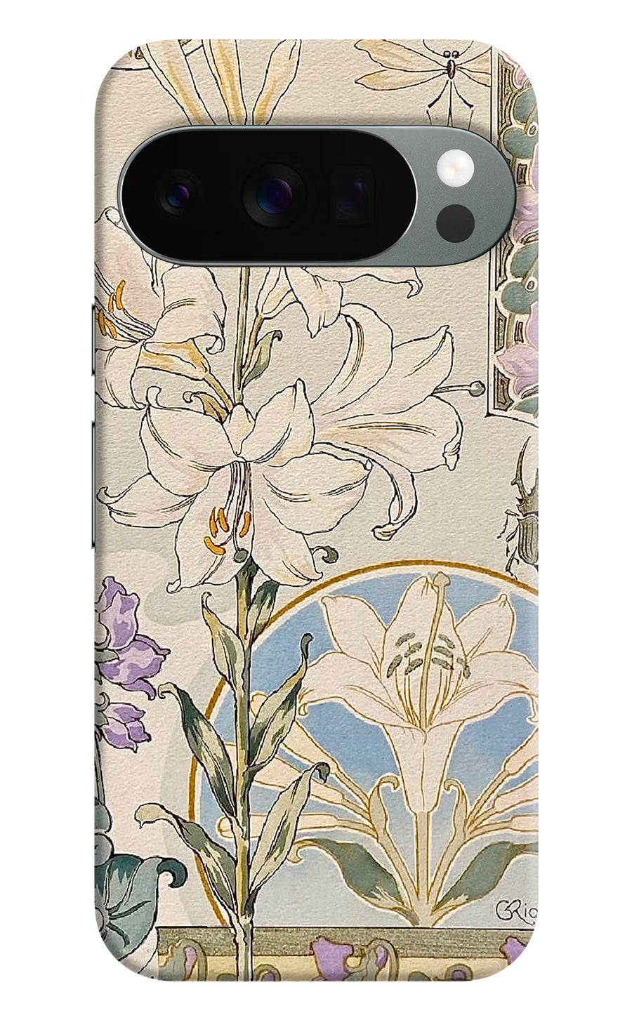 White Lily Google Pixel 10 Pro Back Cover, Hard case