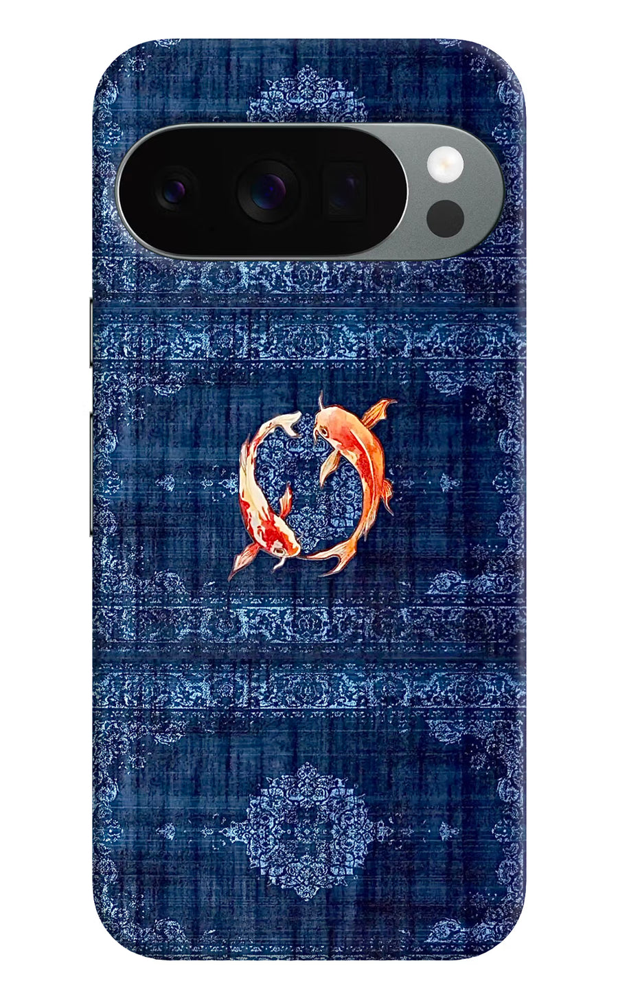 Koi Blue Google Pixel 10 Pro Back Cover, Hard case