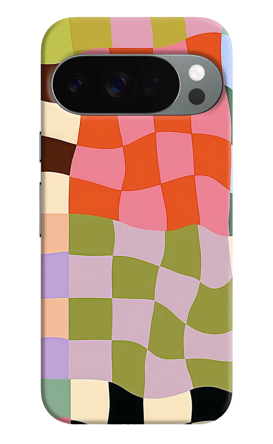Wavy Grid Google Pixel 10 Pro Back Cover, Hard case