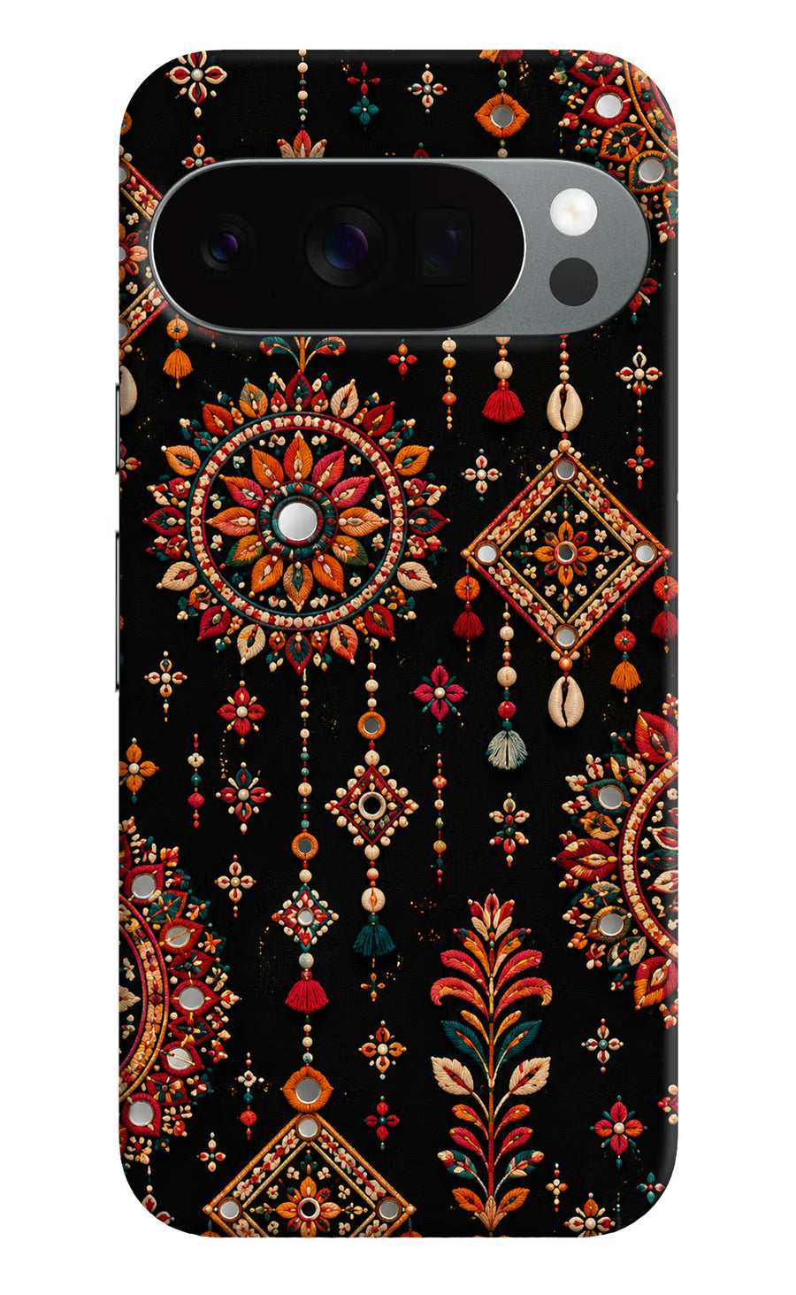 Boho Noir Google Pixel 10 Pro Back Cover, Hard case