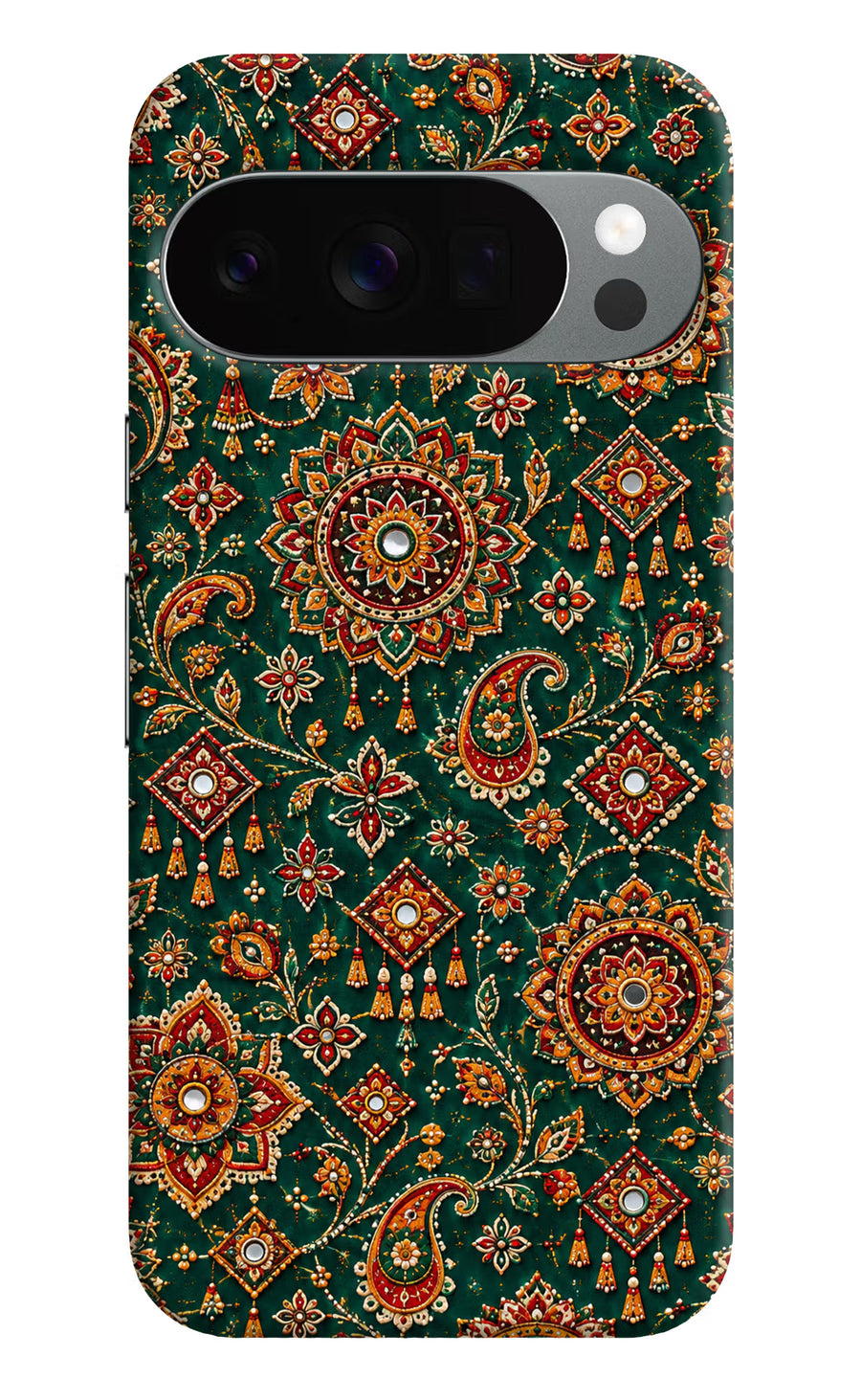 Green Pataka Google Pixel 10 Pro Back Cover, Hard case