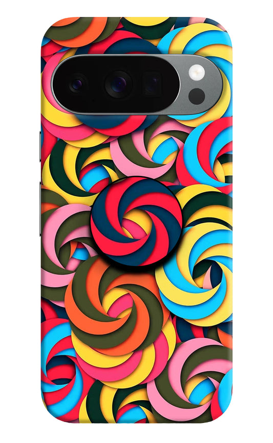 Spiral Pattern Google Pixel 10 Pro Pop Case by Casekaro
