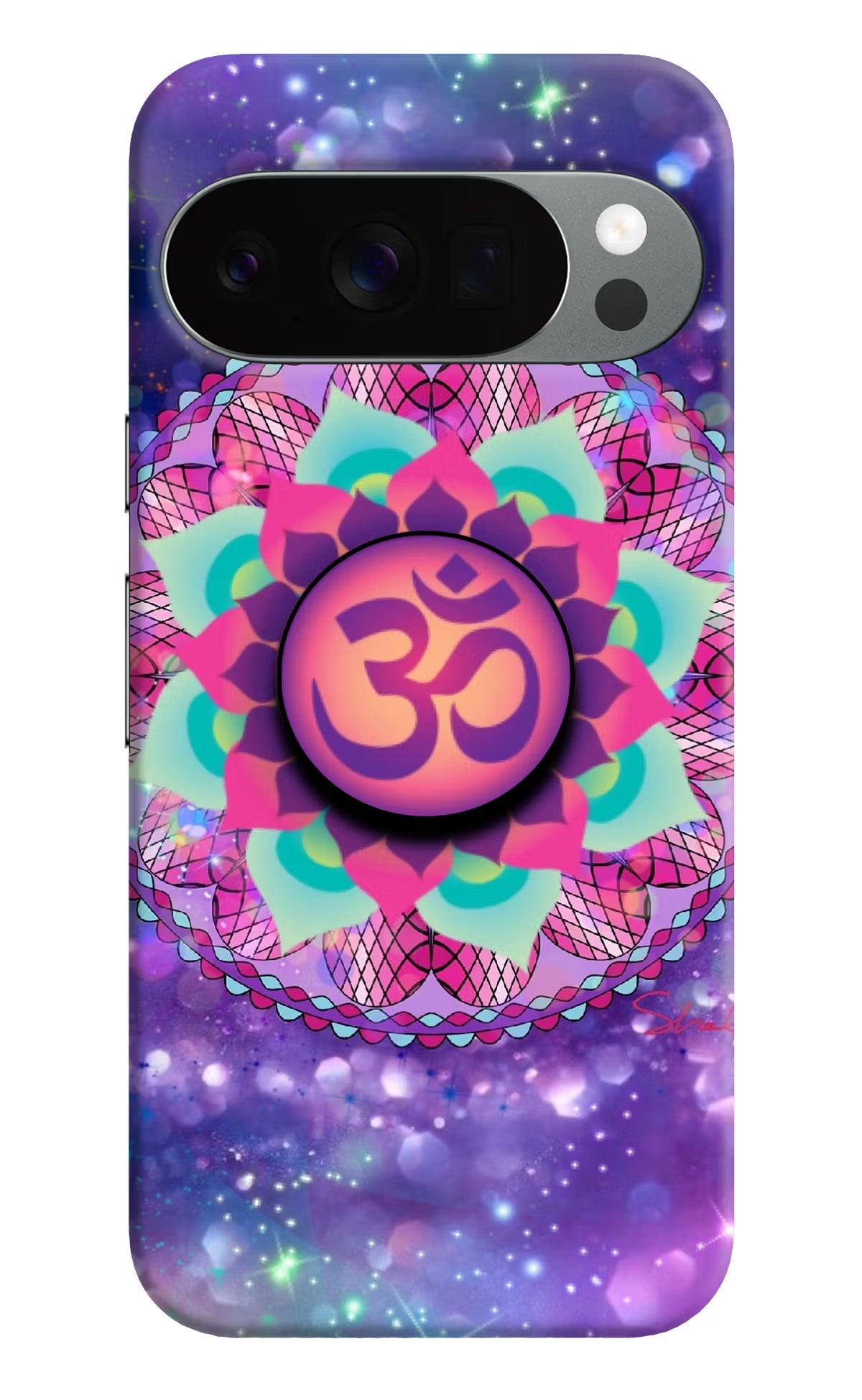 Om Purple Google Pixel 10 Pro Pop Case