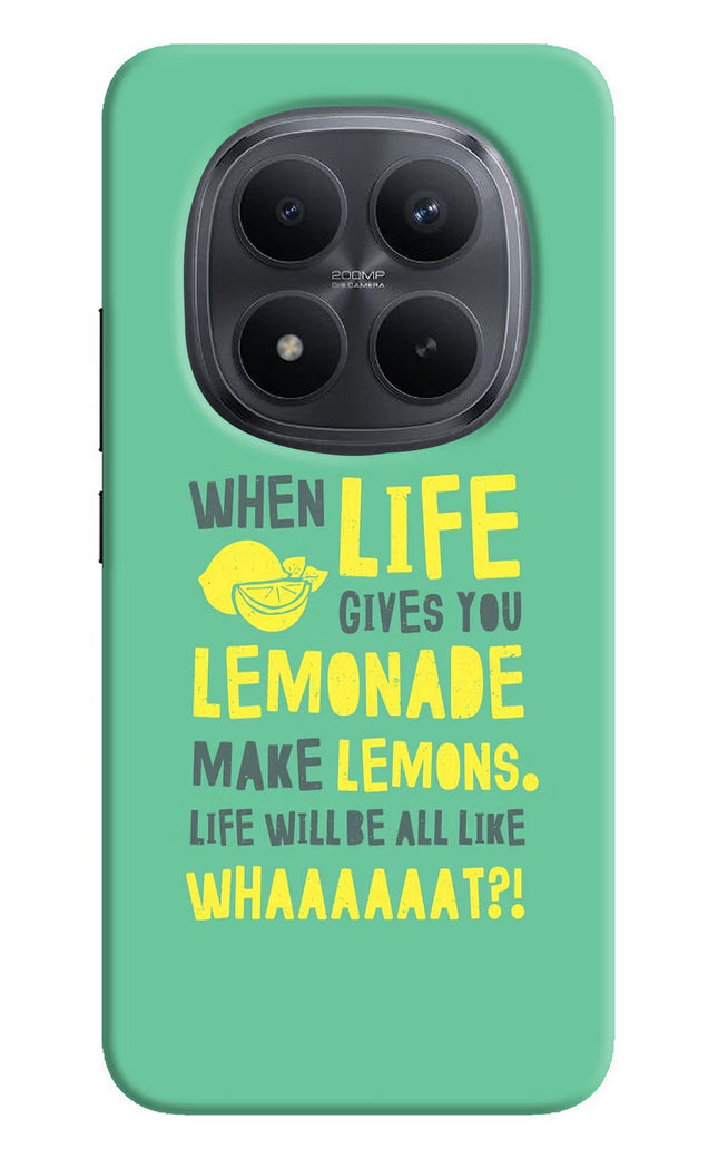 Quote Redmi Note 15 Pro+ 5G Hard Case Back Cover by Casekaro
