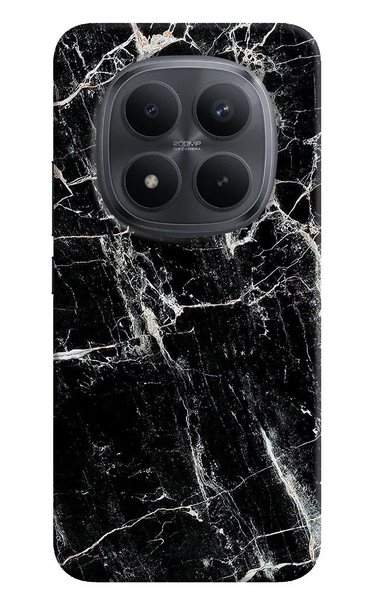 Black Marble Texture Redmi Note 15 Pro+ 5G Back Cover