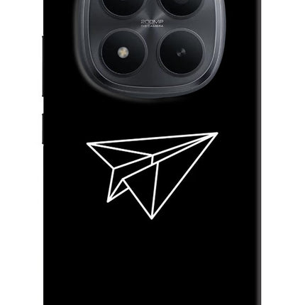 Paper Plane White Redmi Note 15 Pro+ 5G Hard Case Back Cover by Casekaro