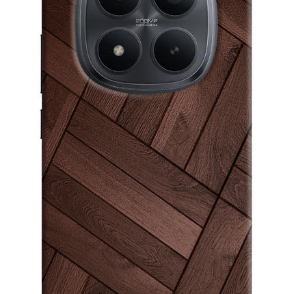 Wooden Texture Design Redmi Note 15 Pro+ 5G Hard Case Back Cover by Casekaro