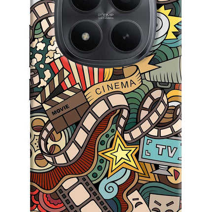 Cinema Abstract Redmi Note 15 Pro+ 5G Hard Case Back Cover by Casekaro