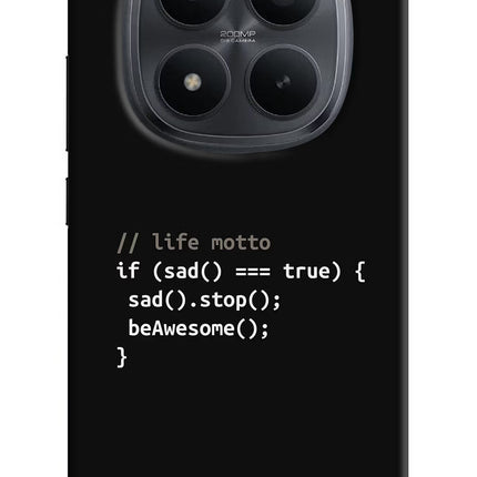 Life Motto Code Redmi Note 15 Pro+ 5G Hard Case Back Cover by Casekaro