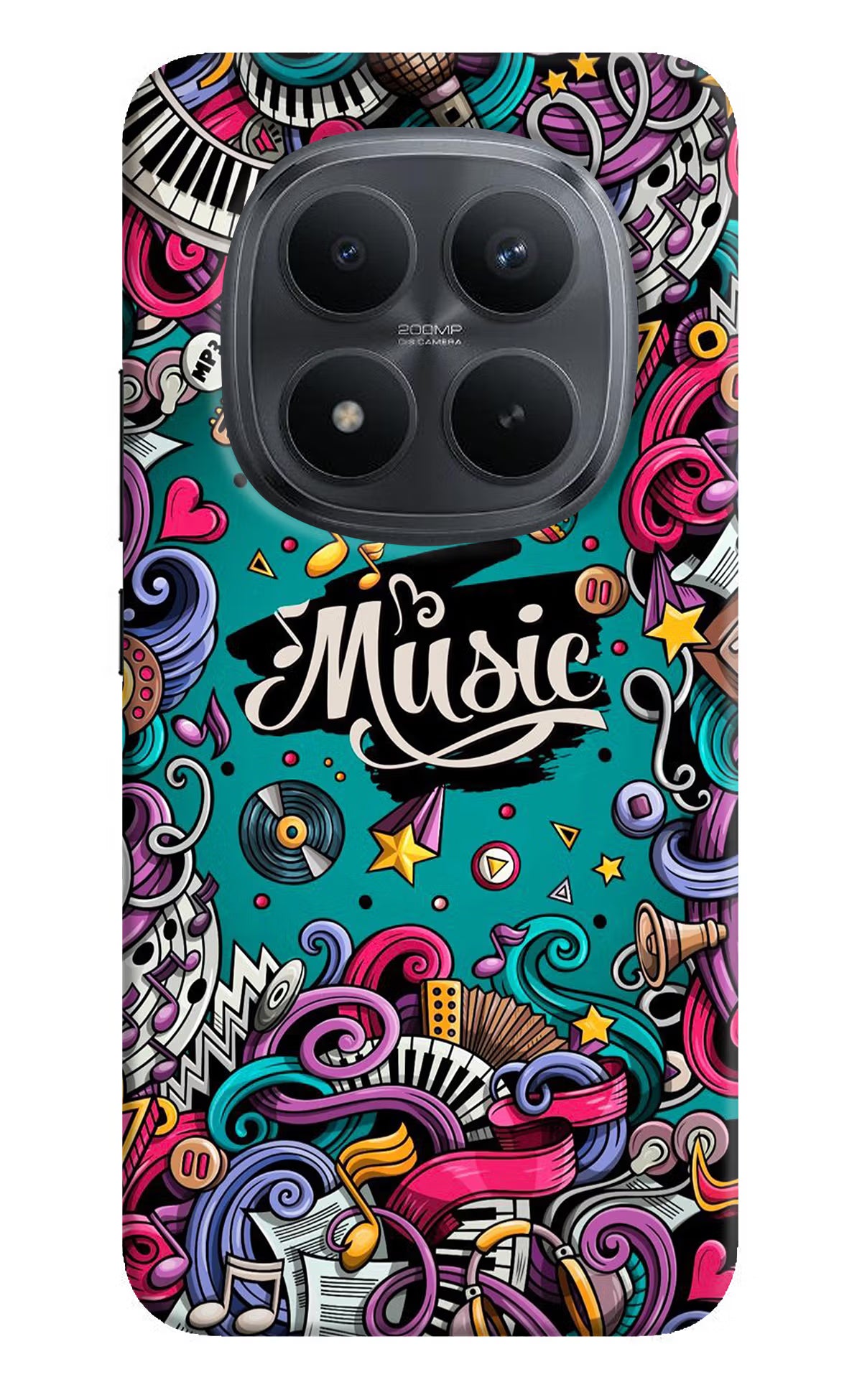 Music Graffiti Redmi Note 15 Pro+ 5G Back Cover