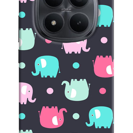 Elephants Redmi Note 15 Pro+ 5G Hard Case Back Cover by Casekaro