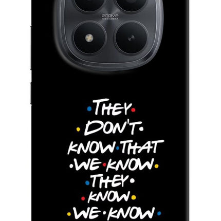 FRIENDS Dialogue Redmi Note 15 Pro+ 5G Hard Case Back Cover by Casekaro
