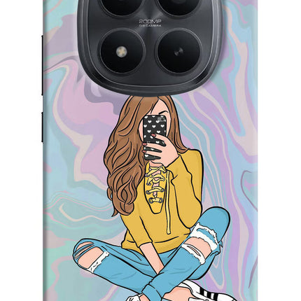 Selfie Girl Redmi Note 15 Pro+ 5G Hard Case Back Cover by Casekaro