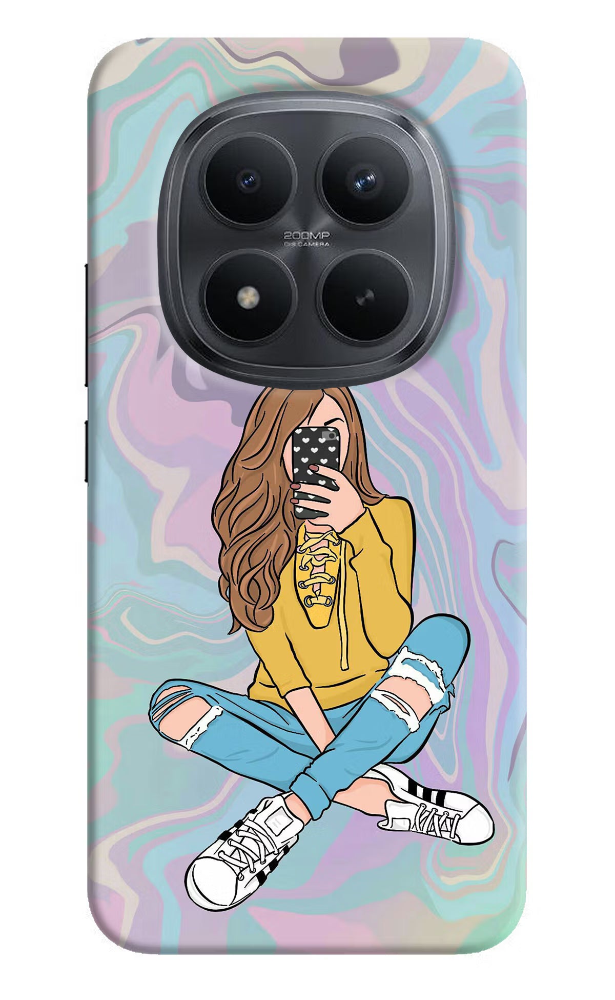 Selfie Girl Redmi Note 15 Pro+ 5G Back Cover