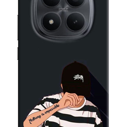 Aesthetic Boy Redmi Note 15 Pro+ 5G Hard Case Back Cover by Casekaro