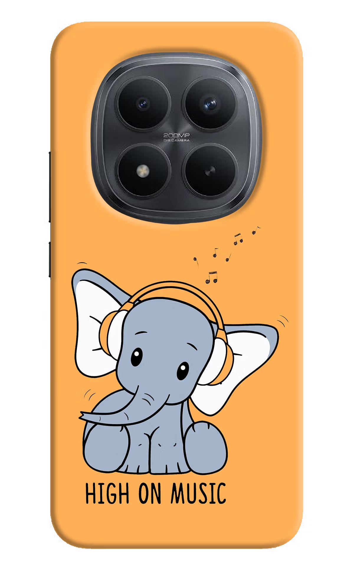 High On Music Redmi Note 15 Pro+ 5G Back Cover