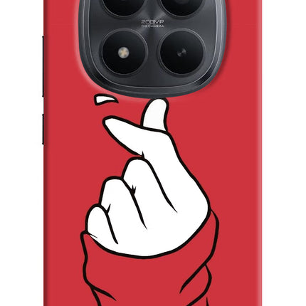 Korean Love Sign Redmi Note 15 Pro+ 5G Hard Case Back Cover by Casekaro