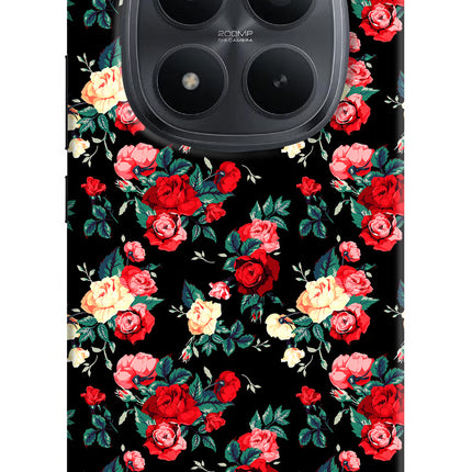 Rose Pattern Redmi Note 15 Pro+ 5G Hard Case Back Cover by Casekaro