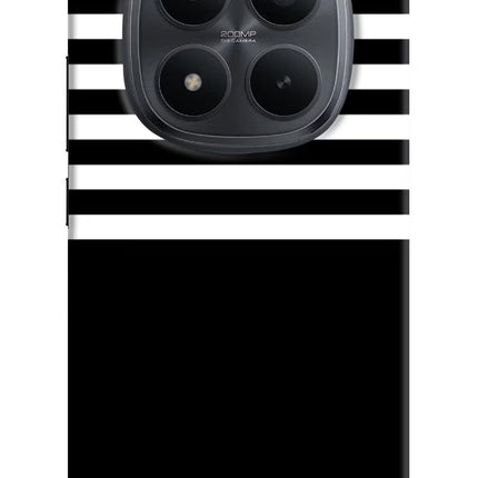 Black and White Print Redmi Note 15 Pro+ 5G Hard Case Back Cover by Casekaro