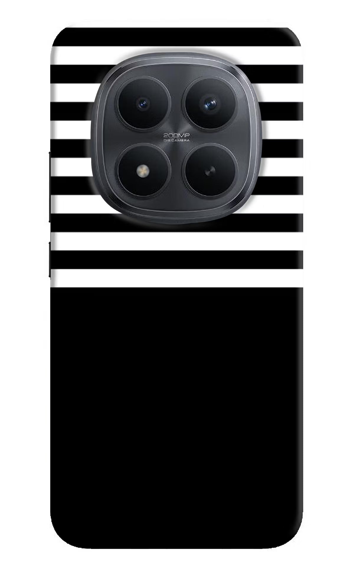 Black and White Print Redmi Note 15 Pro+ 5G Back Cover