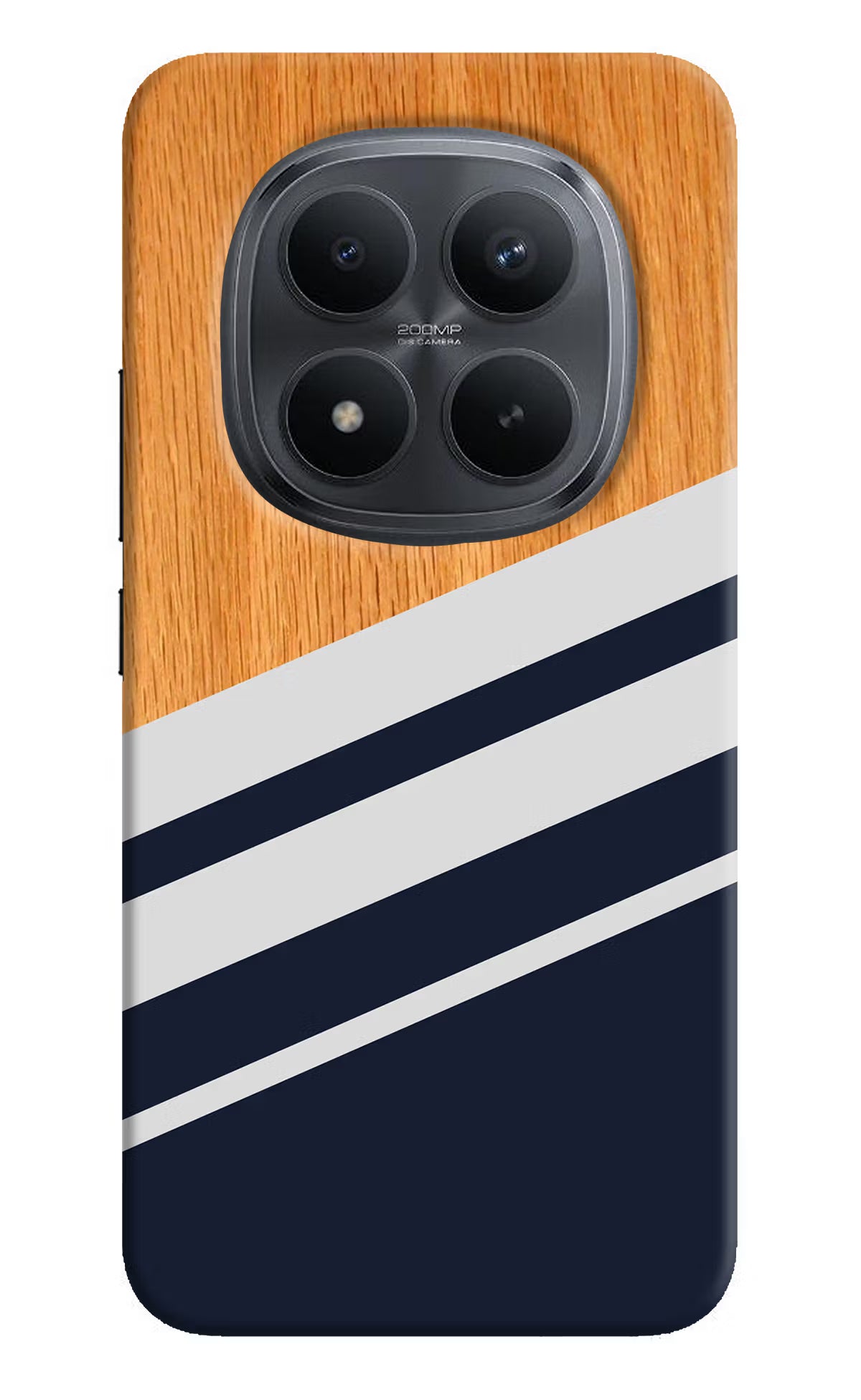 Blue and white wooden Redmi Note 15 Pro+ 5G Back Cover