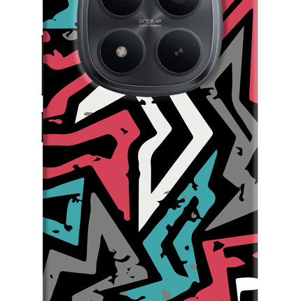 Geometric Graffiti Redmi Note 15 Pro+ 5G Hard Case Back Cover by Casekaro