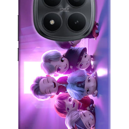 BTS Chibi Redmi Note 15 Pro+ 5G Hard Case Back Cover by Casekaro