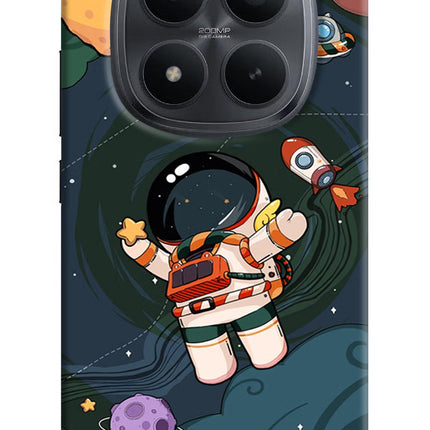 Cartoon Astronaut Redmi Note 15 Pro+ 5G Hard Case Back Cover by Casekaro
