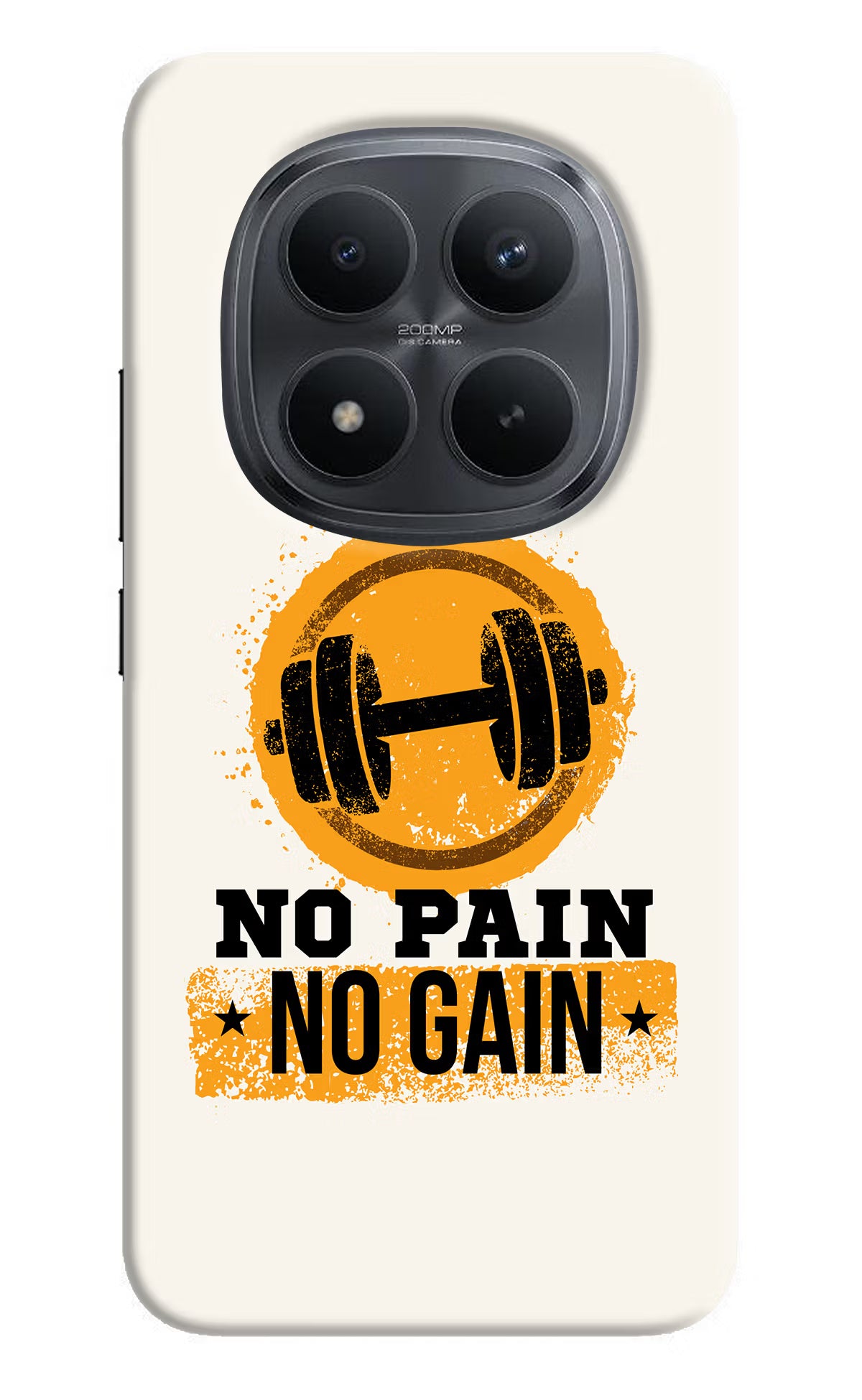 No Pain No Gain Redmi Note 15 Pro+ 5G Back Cover