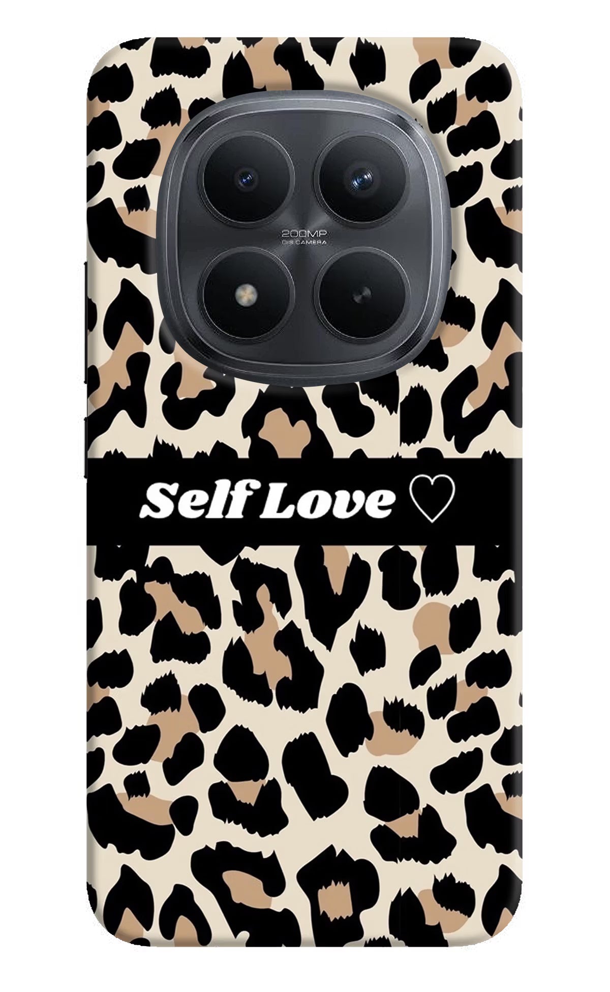 Leopard Print Self Love Redmi Note 15 Pro+ 5G Back Cover