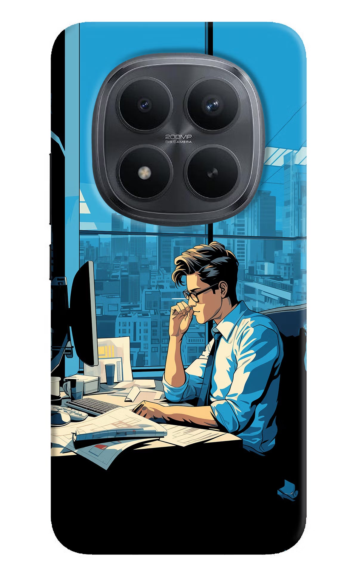 Focused Hustler (AI Generated) Redmi Note 15 Pro+ 5G Back Cover