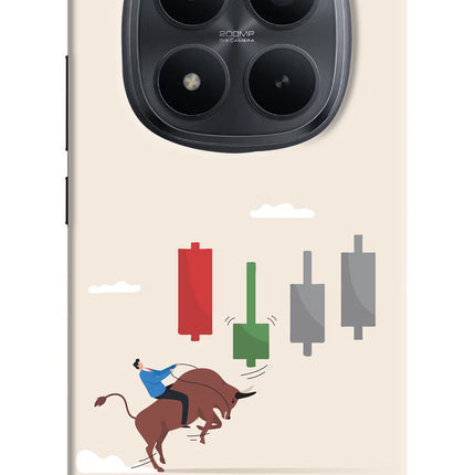 Bull Trading Momentum Redmi Note 15 Pro+ 5G Hard Case Back Cover by Casekaro