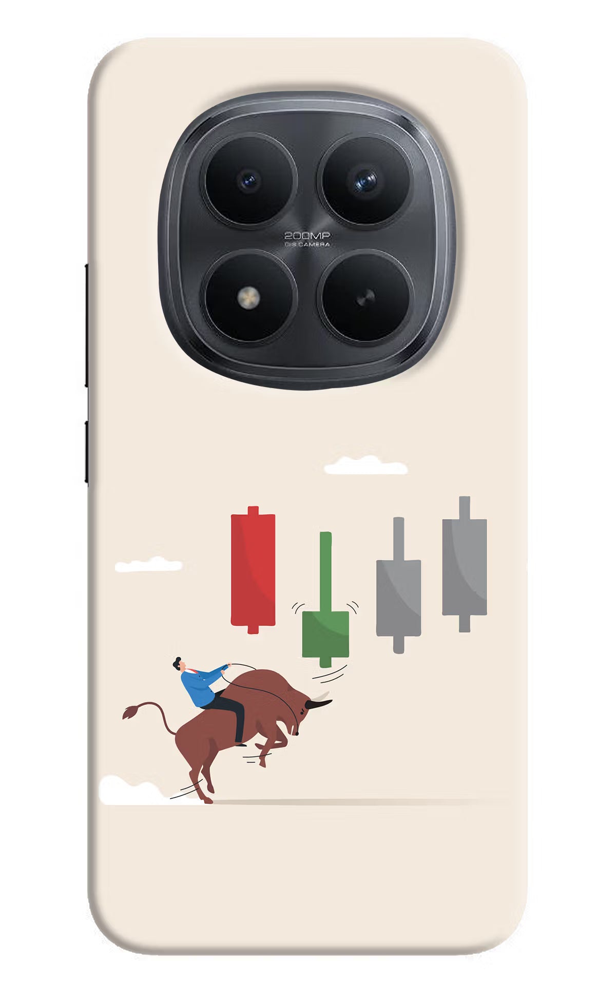 Bull Trading Momentum Redmi Note 15 Pro+ 5G Back Cover