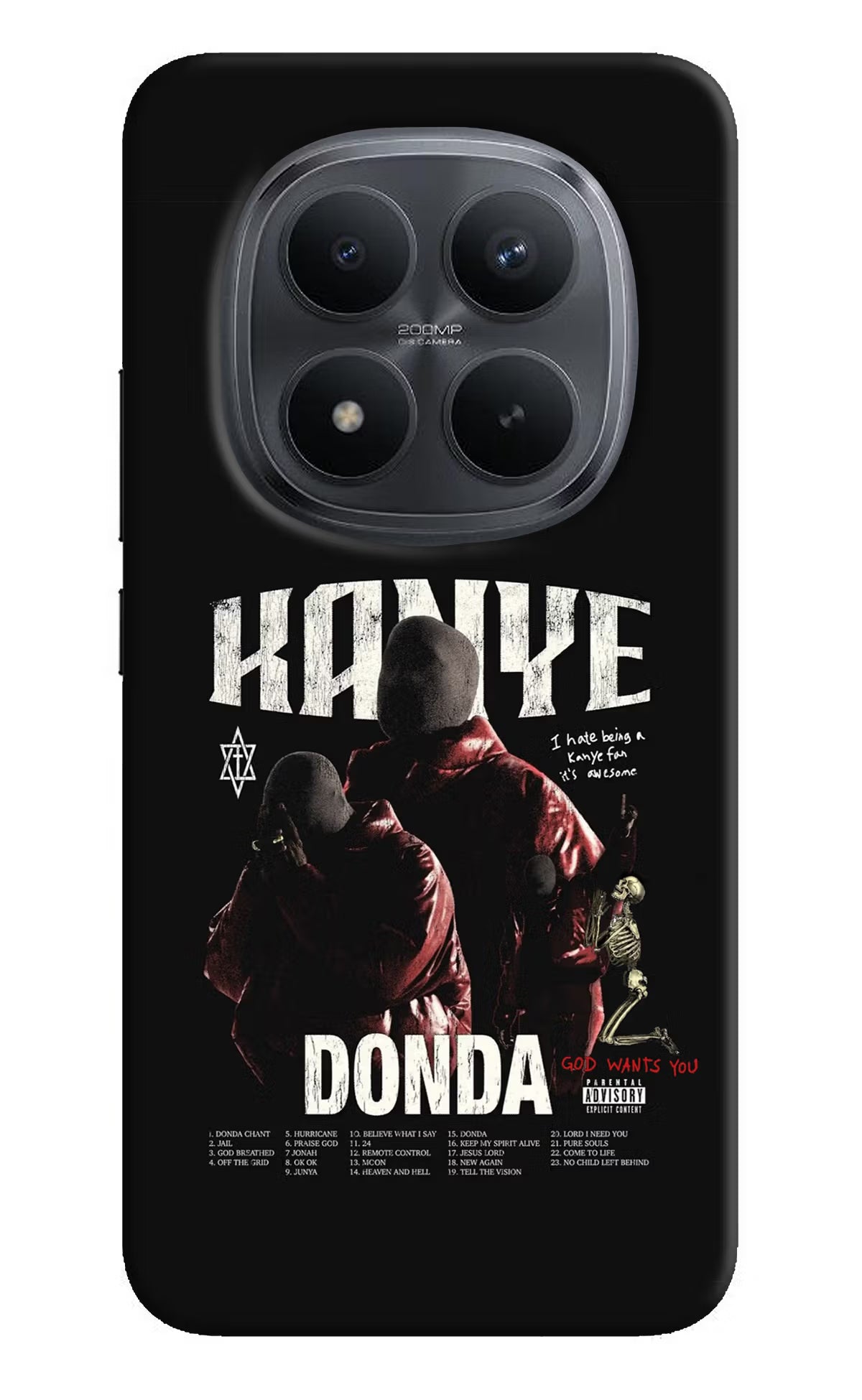 Donda Kanye West Redmi Note 15 Pro+ 5G Back Cover