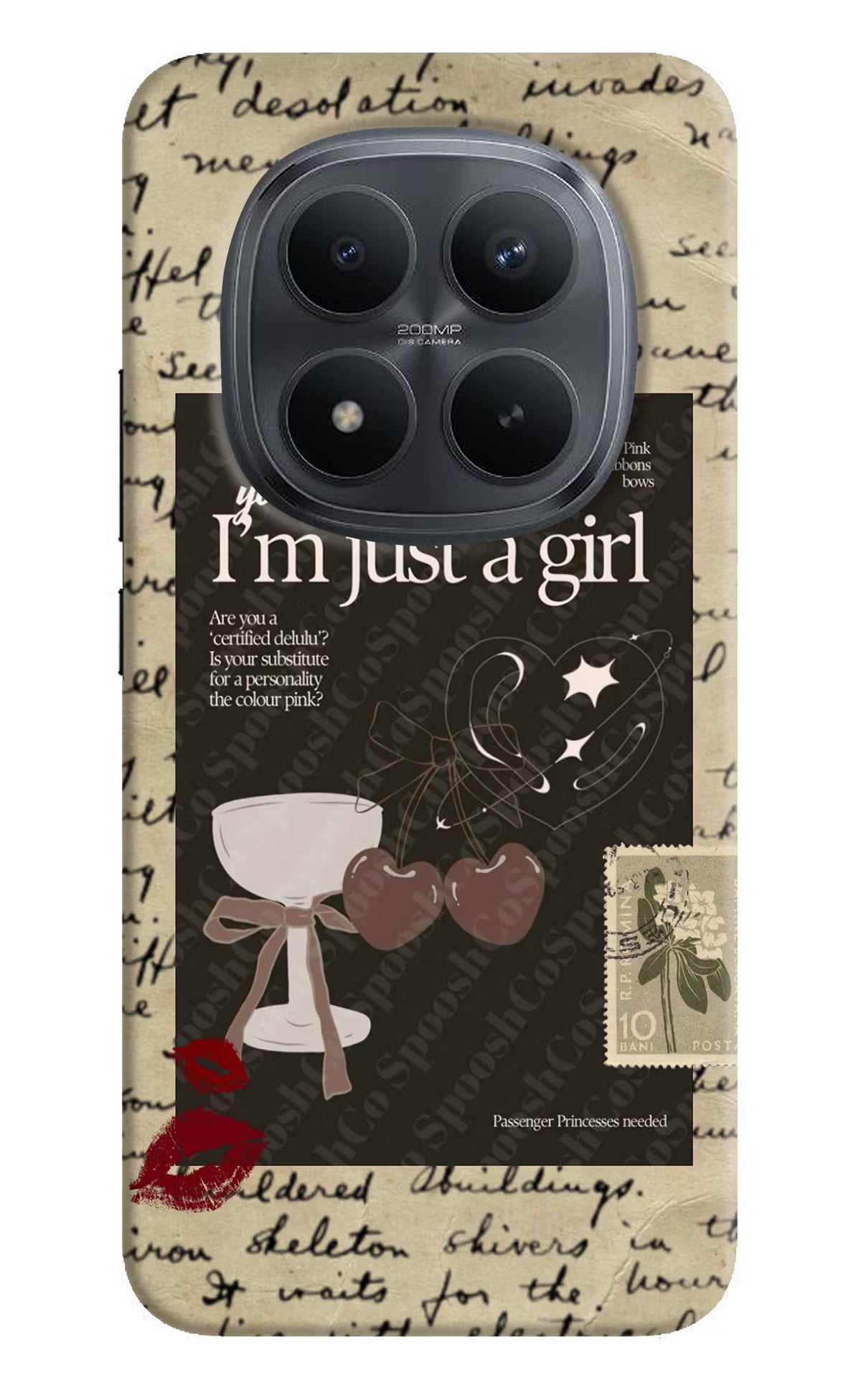 I am just a girl Redmi Note 15 Pro+ 5G Back Cover