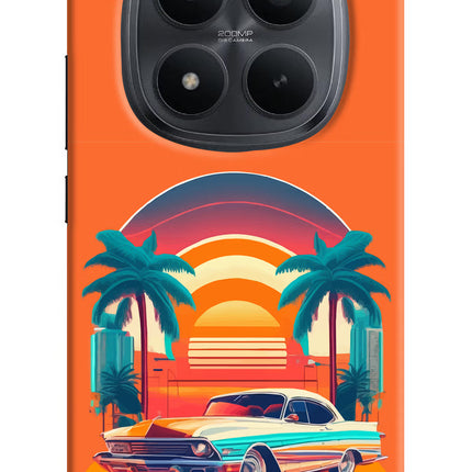 Palm Drive 80s Redmi Note 15 Pro+ 5G Hard Case Back Cover by Casekaro