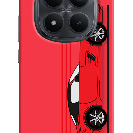 Red Velocity Redmi Note 15 Pro+ 5G Hard Case Back Cover by Casekaro