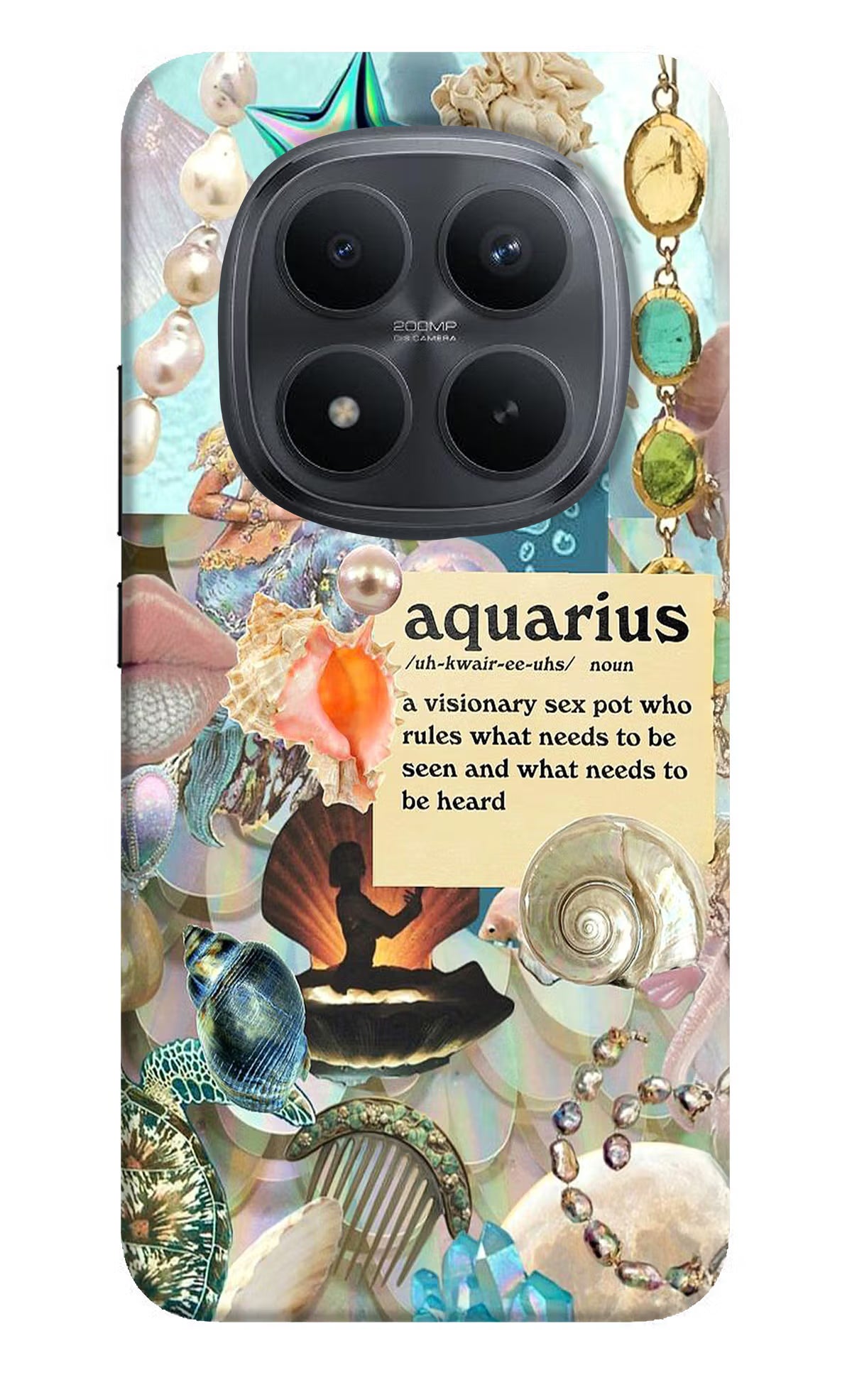Aquarius Zodiac Redmi Note 15 Pro+ 5G Back Cover