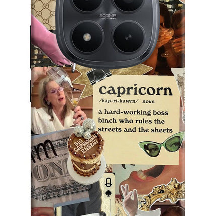 Capricorn Zodiac Redmi Note 15 Pro+ 5G Hard Case Back Cover by Casekaro
