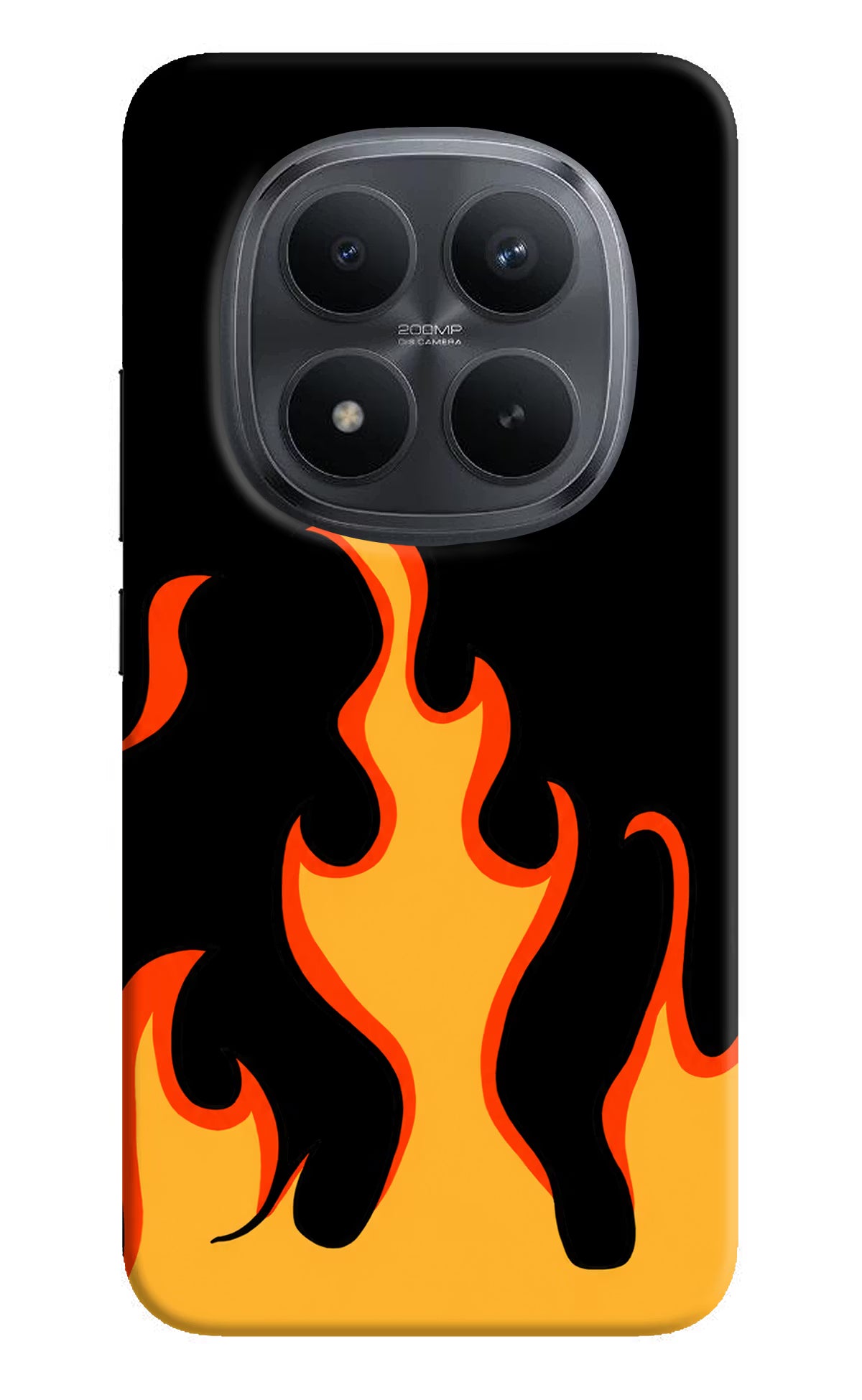 Fired Up – Black Redmi Note 15 Pro+ 5G Back Cover