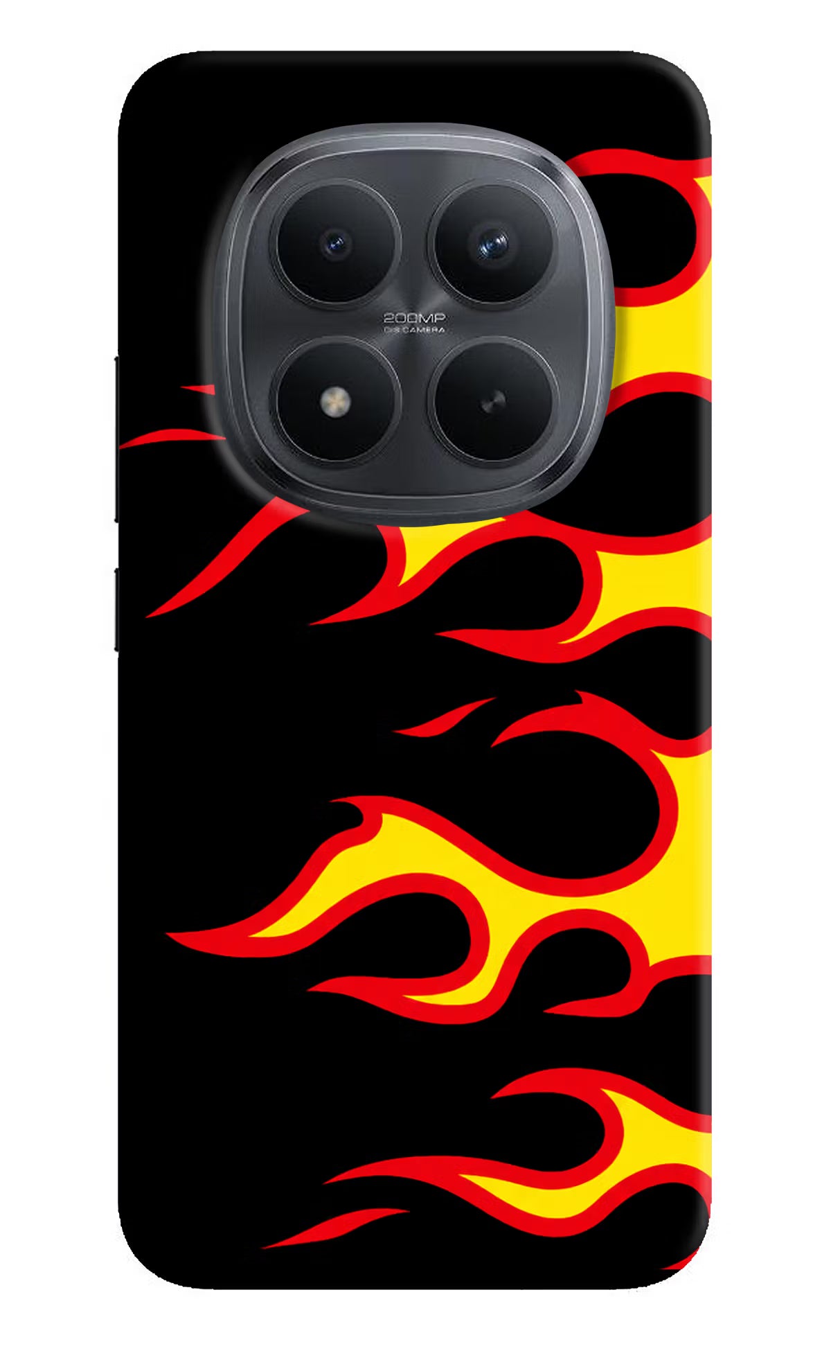 Side Sweep Flames Redmi Note 15 Pro+ 5G Back Cover