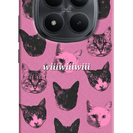 Pink Cats Redmi Note 15 Pro+ 5G Hard Case Back Cover by Casekaro