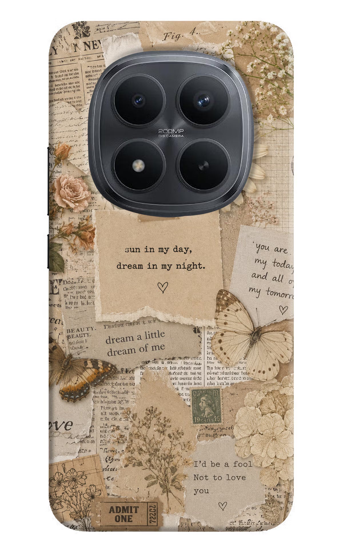 Vintage case Redmi Note 15 Pro+ 5G Back Cover