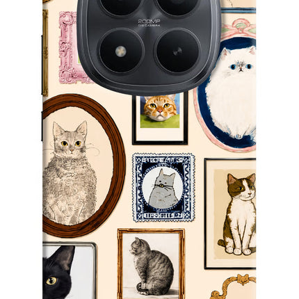 Mirror Cats Redmi Note 15 Pro+ 5G Hard Case Back Cover by Casekaro