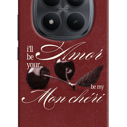 Velvet Cherry Redmi Note 15 Pro+ 5G Hard Case Back Cover by Casekaro