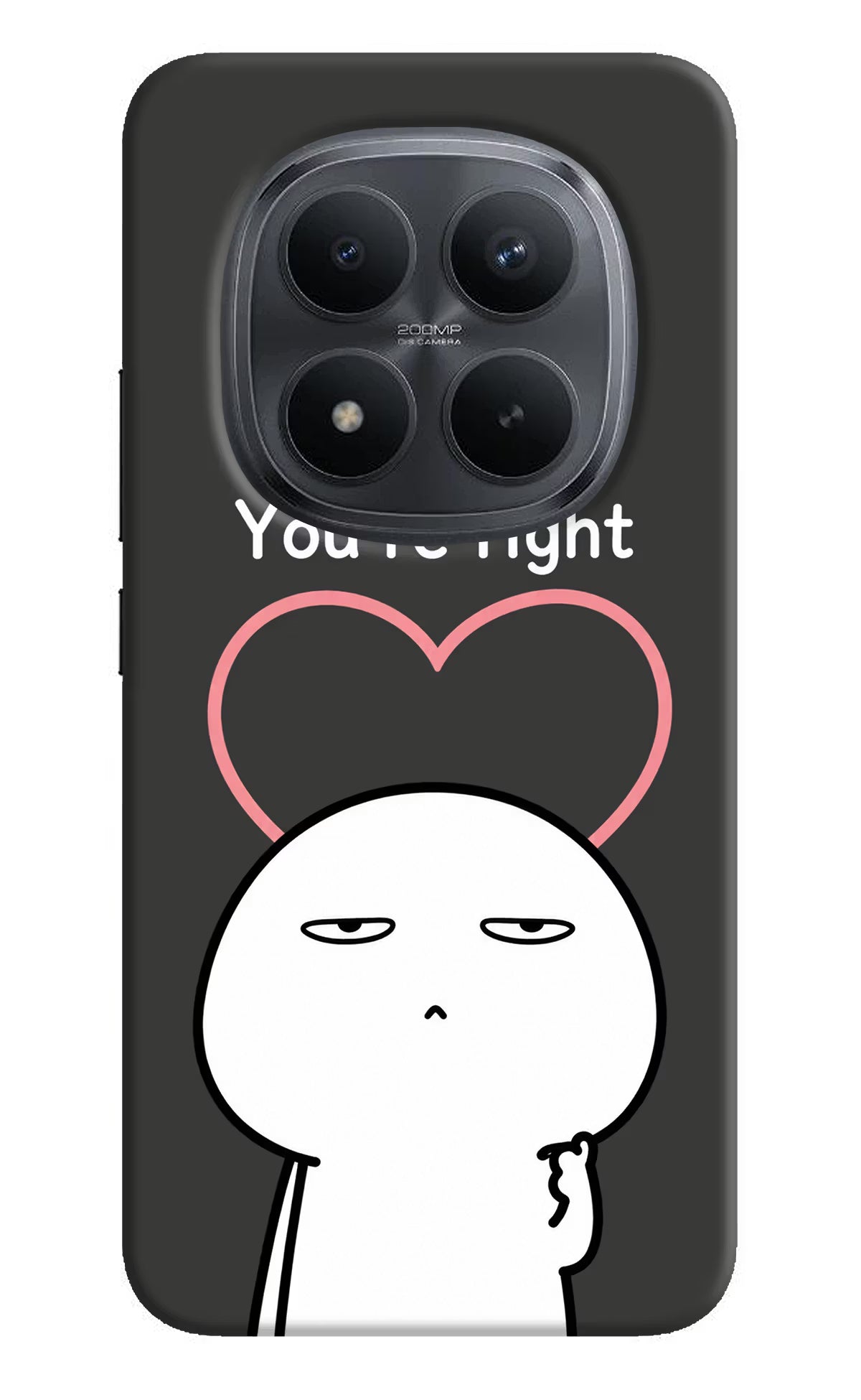 You're Right Redmi Note 15 Pro+ 5G Back Cover