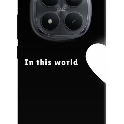 This World Redmi Note 15 Pro+ 5G Hard Case Back Cover by Casekaro