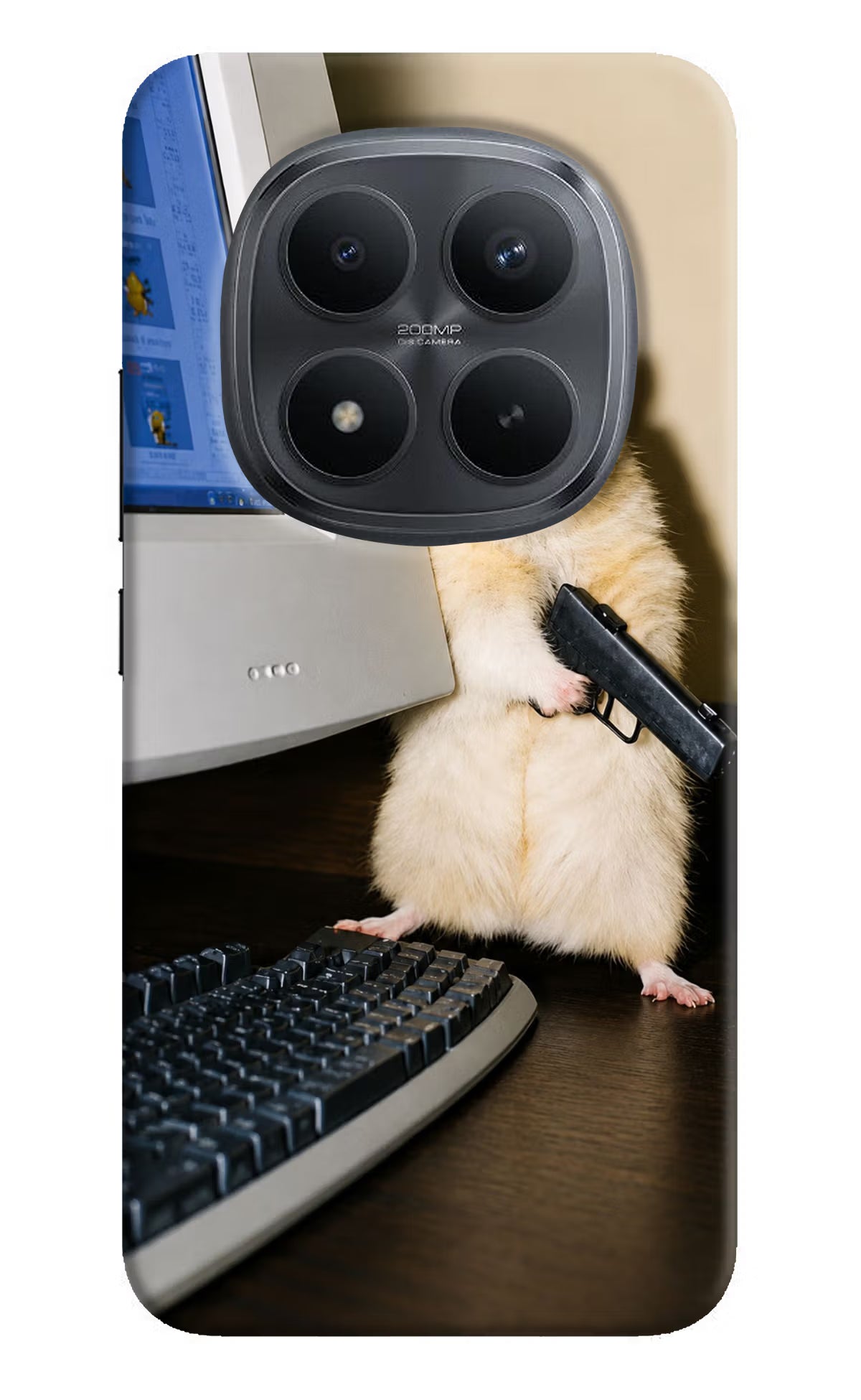 Hacker Hamster Redmi Note 15 Pro+ 5G Back Cover