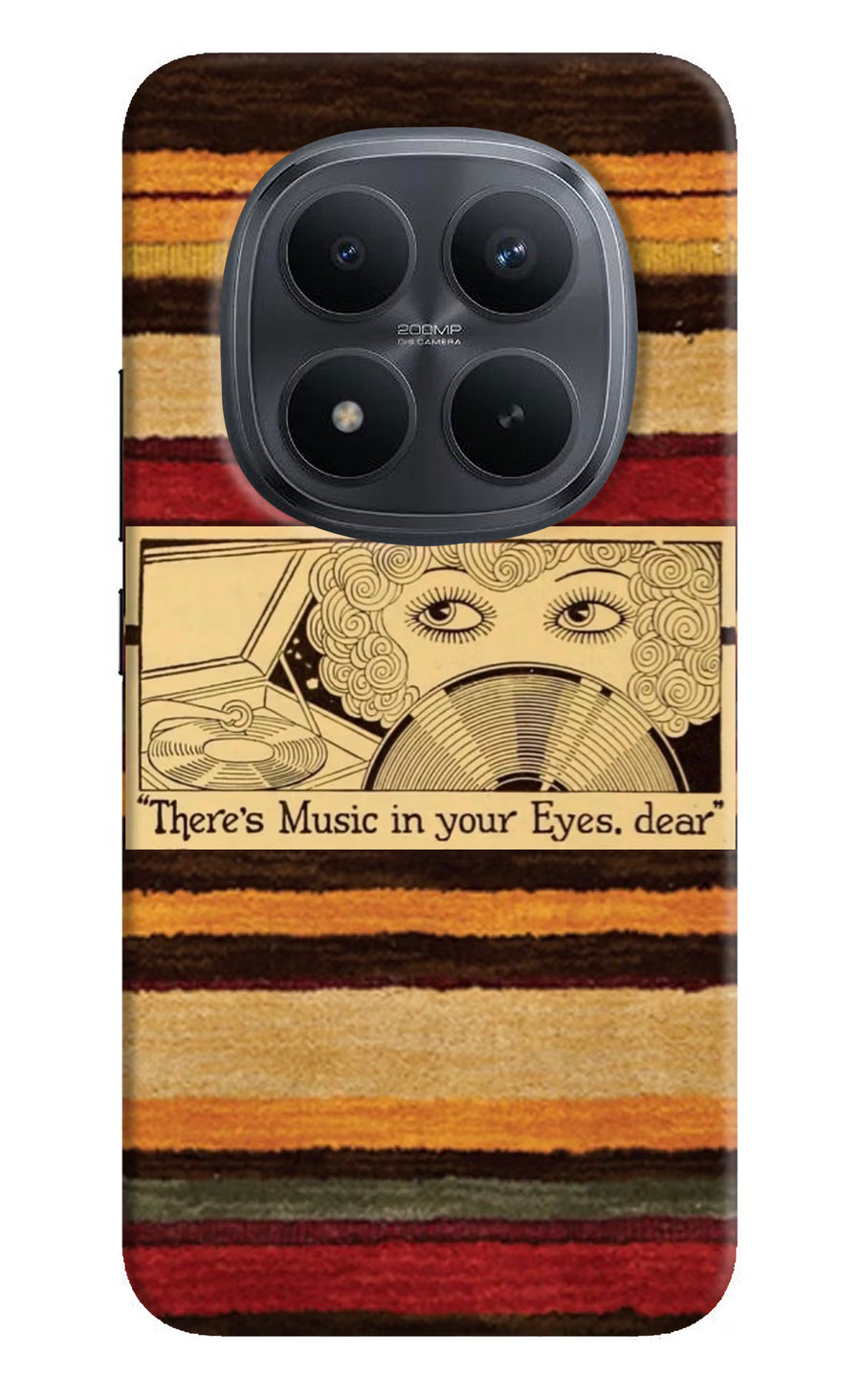Vinyl Stripes Redmi Note 15 Pro+ 5G Back Cover, Hard case
